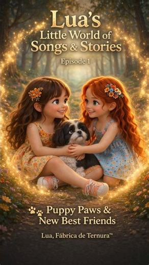 Making Friends: Puppy Paws & New Best Friends 🐶 | Lua's Little World Ep. 1