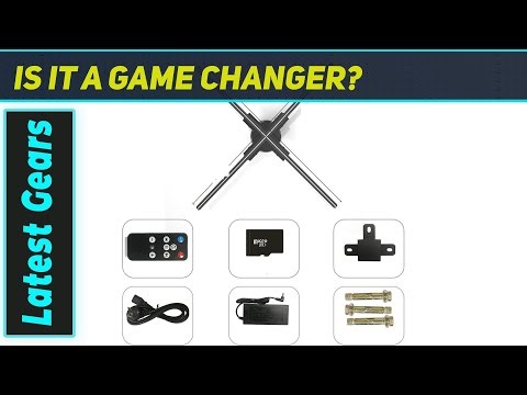 The Ultimate 3D Hologram Fan: Advertising Projector Masterpiece!