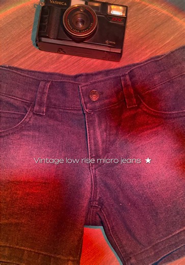Custom Vintage Low Rise Micro Jeans Inspiration