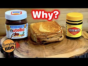 Nutella Sandwich with VEGEMITE on the Blackstone Griddle | YUCK | Everyday BBQ