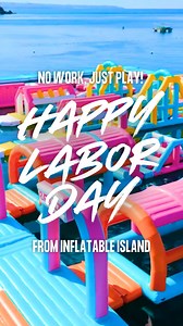 27K views · 46 reactions | Leave the grind behind, it’s time for some good ol’ splash therapy!  Slip and slide your way through Inflatable Island today! ✨ Happy Labor Day, water babies! You’ve earned this play day! 李 OPEN DAILY 7:30 AM to 6:00 PM Get your play pass here: book.thenextperience.com/TheInflatableIsland Waze/Google Maps: Inflatable Island R7W9+M57, Olongapo - Bugallon Rd, Olongapo, 2200 Zambales | Inflatable Island Ph | Facebook