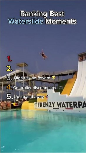 Ranking Best Waterslide Moments!