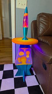 Building a Lava Lamp End Table #diy #diydecor #homedecor #maximalist #artist | Grace of Spades Designs