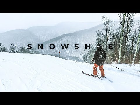 Snowshoe Mountain Skiing in 4K Cinematic // POWDER IN WEST VIRGINIA! - 100 Subscriber Special