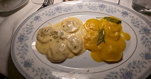 Via Veneto, a classic Italian restaurant with real ingredients and delicacies from Italy. You can tell that the restaurant is a neighborhood favorite with many regulars who come by with friends and family. The maitre d' Simone and staff are experts at making you feel welcome and assisting guests in making their dining selections. The food is incredible, fresh pumpkin and duck ravioli with seasonal specials depending on the current ingredients that are available. Everything they serve is delectab