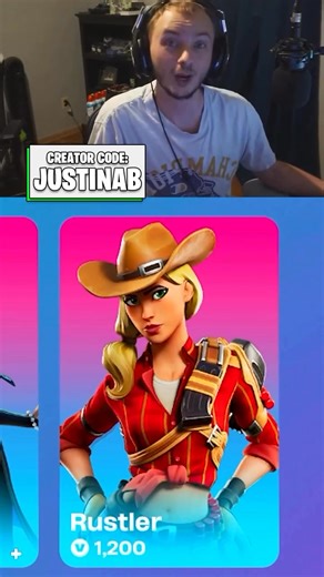 5.5K views · 51 reactions | Rustler skin in the Fortnite item shop! #fortnite #fortniteitemshop #fortniteskins #supportacreator #epicpartner | AciDic BliTzz | Facebook