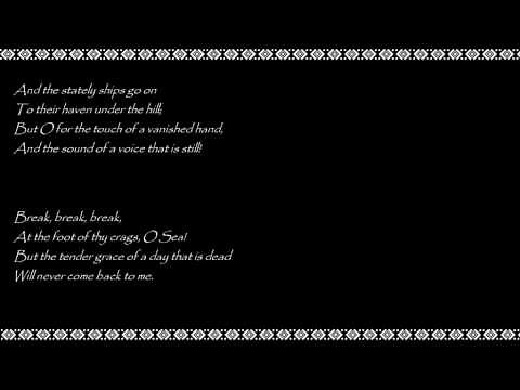 Alfred Lord Tennyson - Break, Break, Break