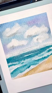 Brush with Bree | Procreate Brushes & Digital Art | Digital watercolour beach landscape on @procreate 🏖️🌊☀️ You can find the brushes and canvas inside the realistic watercolour brush set... | Instagram