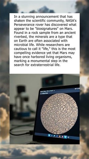 Life on Mars? NASA Rover Discovers Potential "Biosignatures"