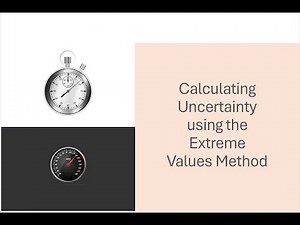 Calculating Uncertainty using the Extreme Values Method