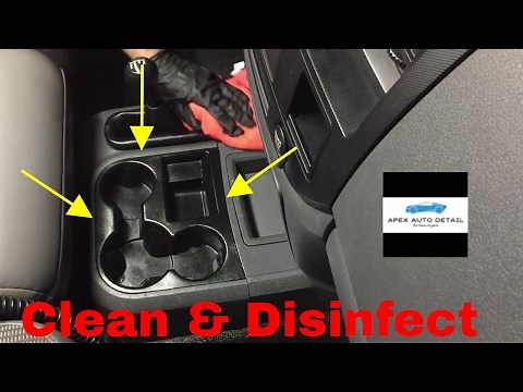 How to Clean And Disinfect The Center Console In Your Car.