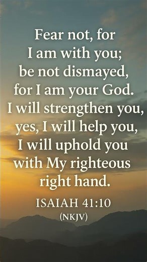 Fear Not ✝️ | Isaiah 41:10 + Jeremy Camp 🎶