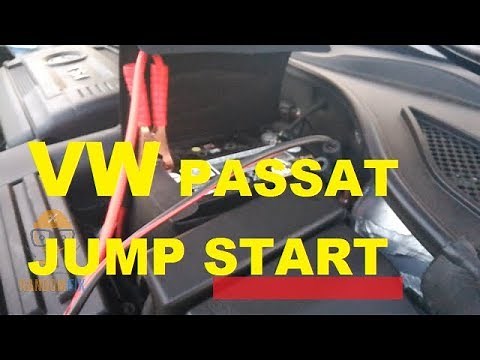 How To Jump Start VW Passat▶️ How To Unlock Volkswagen Passat with Dead Battery