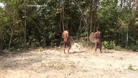 28 days of building an incredible hobbit villa with a decorated living room