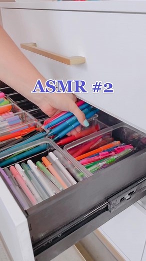 I love pens ʕ •ᴥ•ʔ part 2 ✨🙈💘 #asmr #stationery #journaling