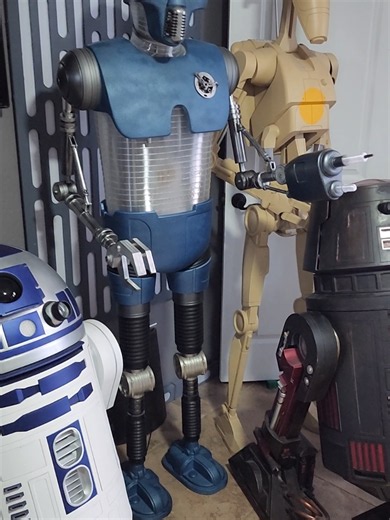 Star Wars Med Droid 3D Print Weathering