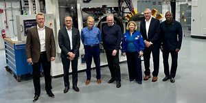 Senator Kaine and NASA leaders celebrate BWXT’s advancements in space travel technology