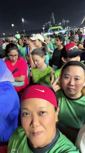 tired but satisfied for joining fun run