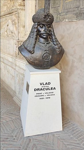Dracula's tomb in Complesso Monumentale Santa Maria La Nova, Naples Italy