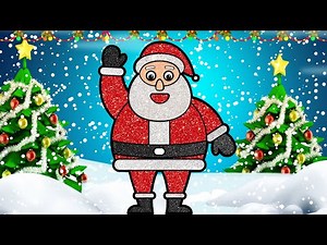 How To Draw Santa Claus | Christmas Drawing Videos | ABC Learning Club