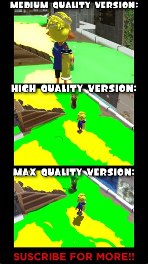 SPLATOON 3D ANIMATION - Turf war short scene ALL VERSIONS | GIAN