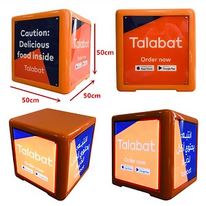 [Hot Item] Delivery Backpack with Commercial Quality Motorcycle Food Delivery Box LED