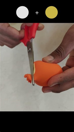 two clays mixing | very satisfying video