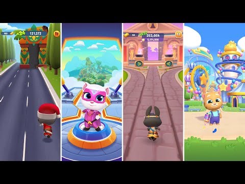 Talking Tom Gold Run,Talking Tom Hero Dash,Talking Tom Time Rush,Talking Tom Blast Park