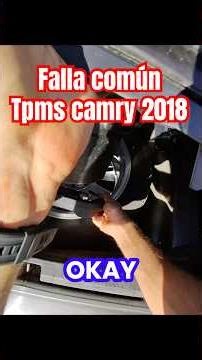 Por qué falla sensor tpms Toyota camry 2018