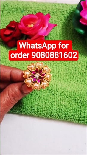 How to make finger ring part #18#kundan stone finger ring #heart shape stone finger ring #DiY