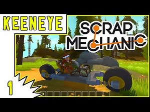 Scrap Mechanic Gameplay - How To Build a Motorcycle