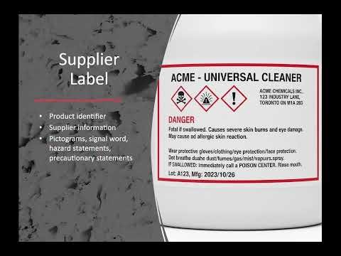 Chapter 3 WHMIS Labels