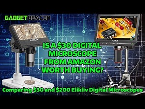 What is the best Amazon Digital Microscope to buy? Comparing a 720p Elikliv to a 4K Elikliv Model