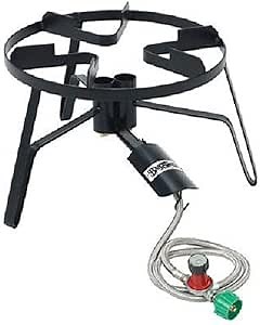 Amazon.com: Bayou Classic SP2 18-in Dual Jet Cooker Features 18-in Cooking Surface 12.5-in Tall Welded Frame 30-psi Regulator Designed for Stockpots 15-in Diameter to 102-qt Perfect for Large Batch Cooking : Patio, Lawn & Garden