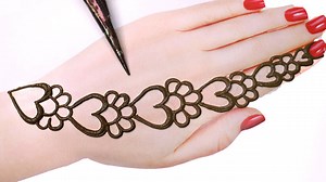 148K views · 7K reactions | Simple & Attractive Love Heart Mehandi design |Easy Mehndi designs | mehndi design | Beautiful Henna in this video tutorial i will show you step by step very easy mehndi design hope it's very helpful for beginners mehndi artist: Beautiful Henna | Beautiful Henna | Facebook