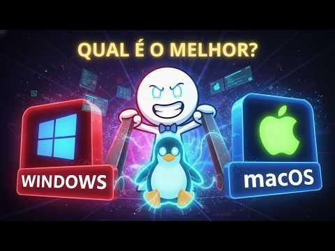 Windows vs Linux vs MacOS: Qual Sistema Operacional é REALMENTE Melhor?