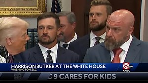 Harrison Butker joins Trump at White House for return of Presidential Fitness Test