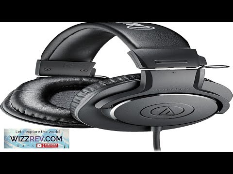 Audio Technica ATH M20x Professional Studio Monitor Headphones Black