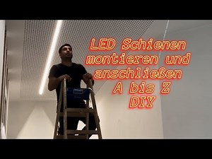 LED schienen / Bänder montieren und anschließen komplett A-Z