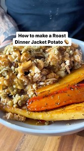 How to make a Roast Dinner Jacket Potato 🥔 #mealswithmax | Meals with Max