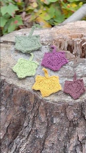 crochet leaves #crochet #crochetpatterns #diy