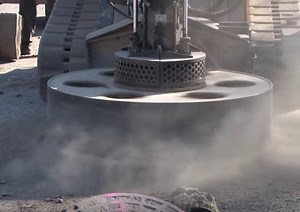 Mesmerizing Manhole Cutting Machine Makes Drilling in Roads a Breeze