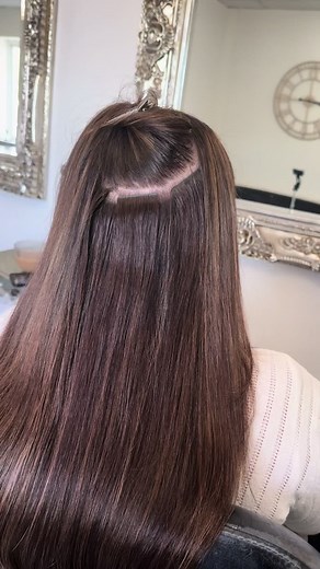 Hair Transformation with Tape Extensions: Mocha & Treacle