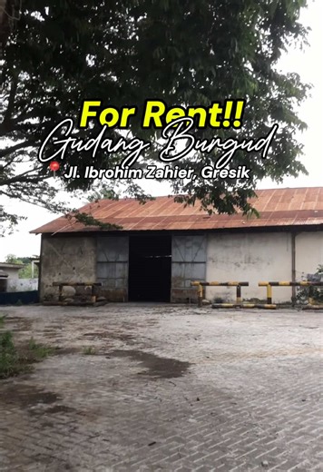 FOR RENT! GUDANG BURGUD Gudang dengan kapasitas luas yang siap menunjang operasional bisnis kamu. Akses mudah, ruang lega, dan siap pakai! 📞 Hubungi nomor di video untuk info lebih lanjut! #sewa #sewagudang #gresik #fyp