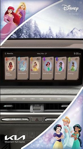 Kia Connect Store | Disney Princess Display Theme