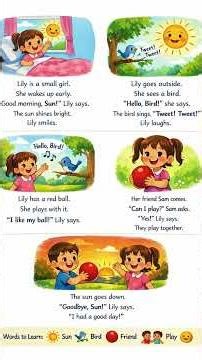 Learn to Read with Lily 📖 | Easy English Story for Kids #history #LearnEnglish #ReadWithMe