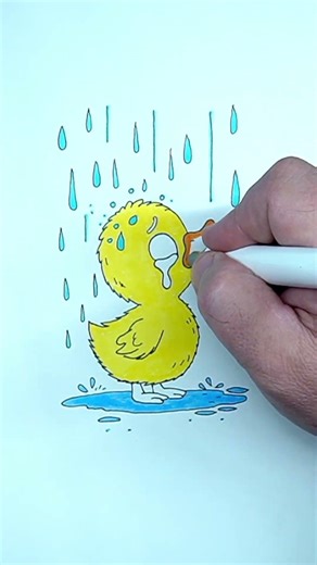 Why is he crying…? 🐣🌧️💔 #shorts