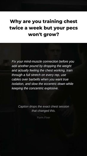Why Your Pecs Won't Grow (Even Training Chest 2x/Week)
