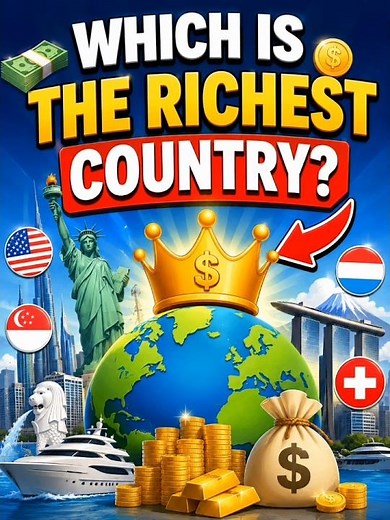 Which Is the Richest Country? 💵😱