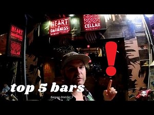 TOP 5 Bars Saigon (HCMC) District 1 🇻🇳